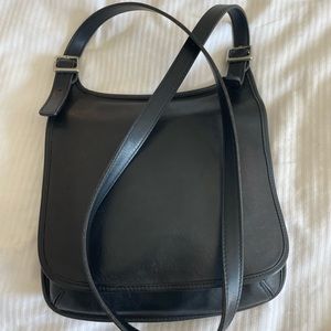 Vintage Coach 9135 Slim Legacy /Small Hippie Flap (1999) Black